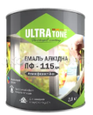 Емаль алкідна Пф-115 UltraTone срібляста 2.2 кг